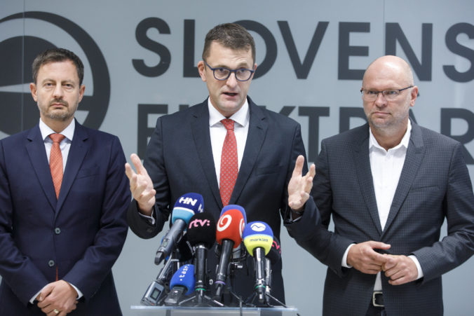 počas tlačovej besedy Slovenských elektrární na tému: Aktuálne informácie týkajúce sa 3. a 4. bloku jadrovej elektrárne Mochovce (MO34). Bratislava, 25. august 2022.
