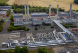 FILE - The gas storage plant Reckrod is pictured near Eiterfeld, central Germany, on July 14, 2022, after the Nord Stream 1 pipeline was shut down due to maintenance. The euro has fallen below parity with the dollar, diving to its lowest level in 20 years and ending a one-to-one exchange rate with the U.S. currency. The euro is falling as fears of a recession grow due to Russia restricting natural gas supplies