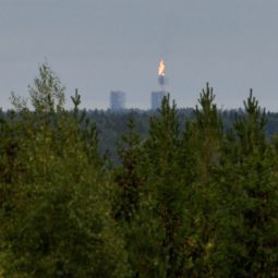 plyn pri hraniciach s Fínskom