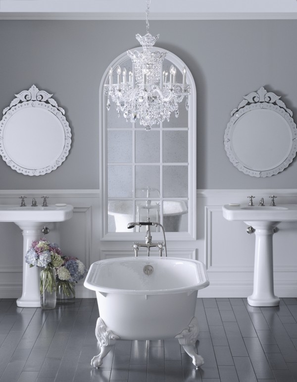 Glamorous bathroom with a glass crystal chandelier 1.jpg