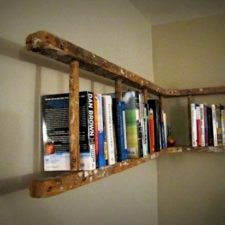 20 creative ways to use ladders for vintage home decorating4.jpg
