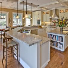 Traditional kitchen with breakfast bar pendant lights and granite countertops i_g ist47pdoktr50f0000000000 2bbw4.jpg