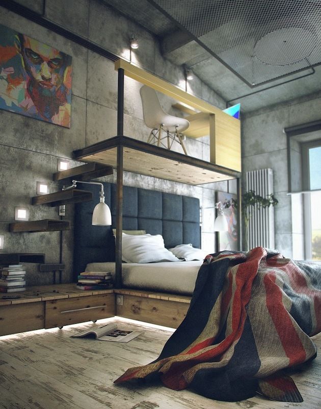 Post_industrial bachelors loft by maxim zhukov 2_ ________2_.jpeg