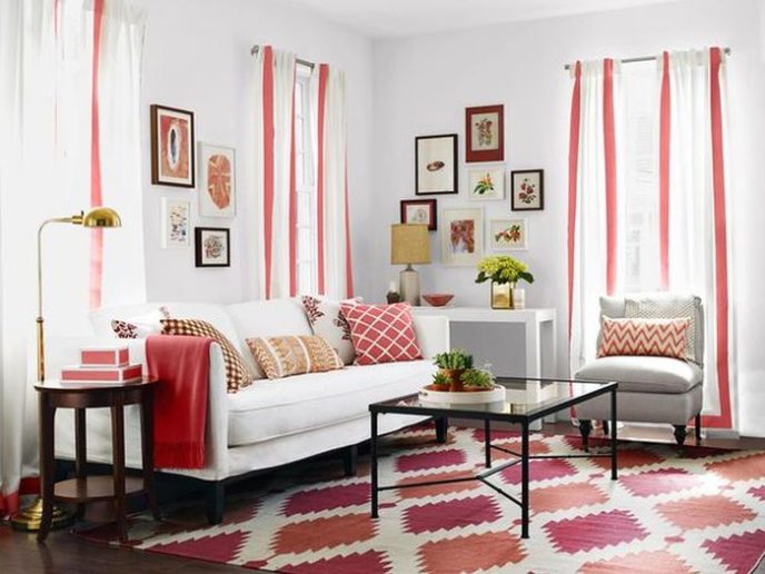 Post_funky red white modern interior design of the diy furniture decoration ideas make it seems so elegant and modern design inside the interior living room that add the beauty inside.jpg