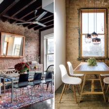 Post_salvaged decor rustic touches and industrial flair come together in the cool dining room.jpg