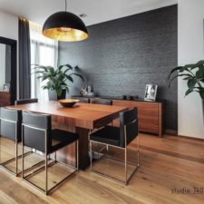 Post_apartment dining space modern with awesome wooden table and amazing black gold chandelier wooden flooring plus modern design mirror.jpg