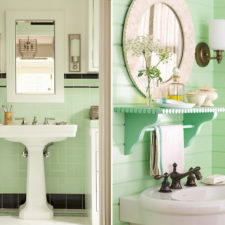 Post_free standing sink mint bathroom tiles decor.jpg