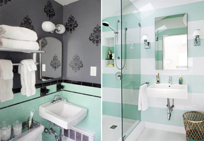 Post_grey bathroom ideas with murals and mint green and black porcelain tiles 1.jpg