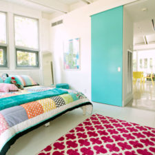 Post_houzz bedrooms bedroom mediterranean with bold patterns aqua blue wall 21 1.jpg