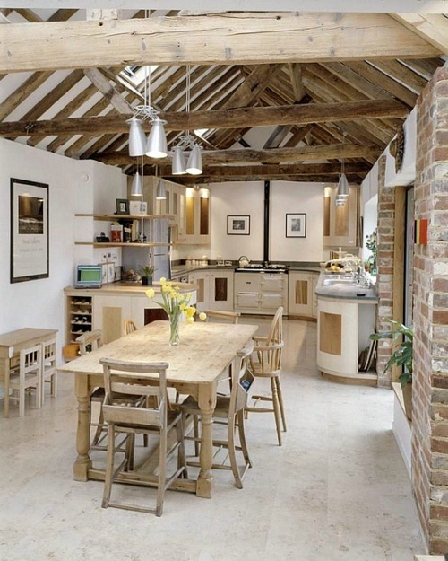 Post_rustic kitchen with cathedral ceiling pendant lights and exposed beams i_g isd8bm7tagde6s1000000000 zlog4.jpg