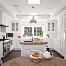 Post_white kitchen island butcher block top.jpeg