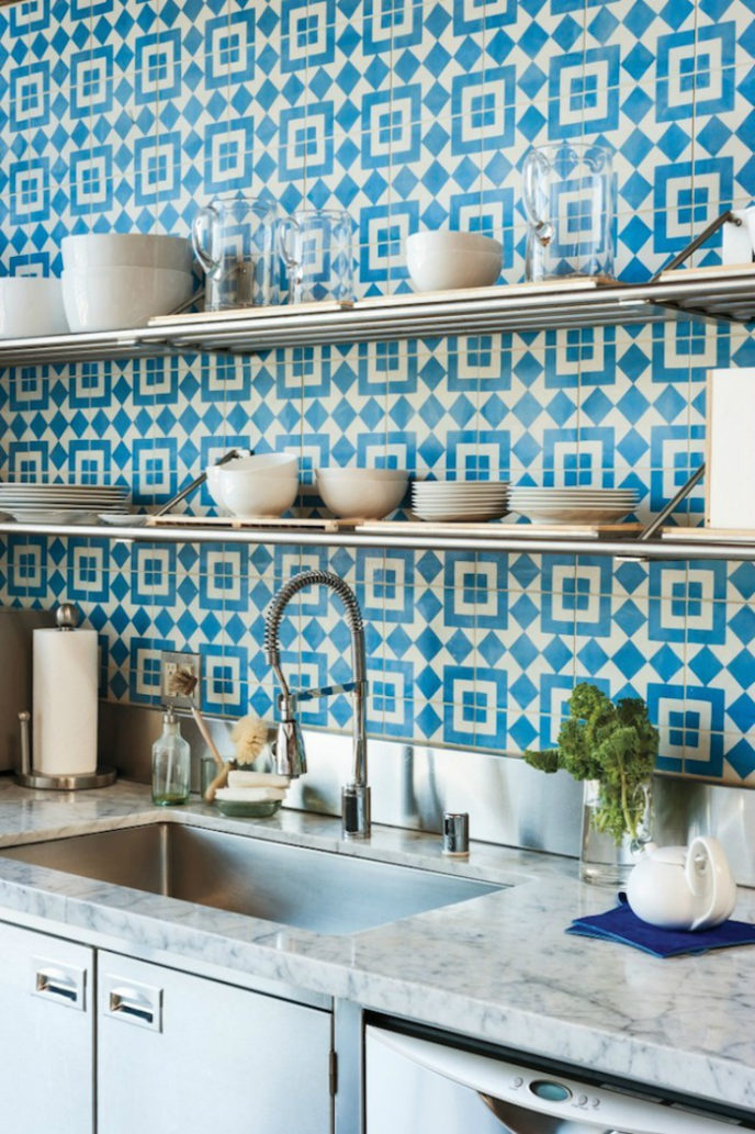 Post_6 blue encaustic tile kitchen backsplash geometrical ideas.jpg