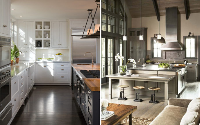 Post_______two tone cabinets kitchen farmhouse with unique lighting unique lighting two sinks 1.jpg