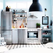 Post_32 bright blue shimmering small kitchen decoration homebnc.jpg