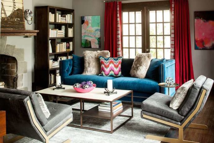 Post_velvet blue boemian tuxedo sofa couch diy ideas grey modern chairs farmhouse new york red drapes brass coffee table grey living room shop room ideas.jpg