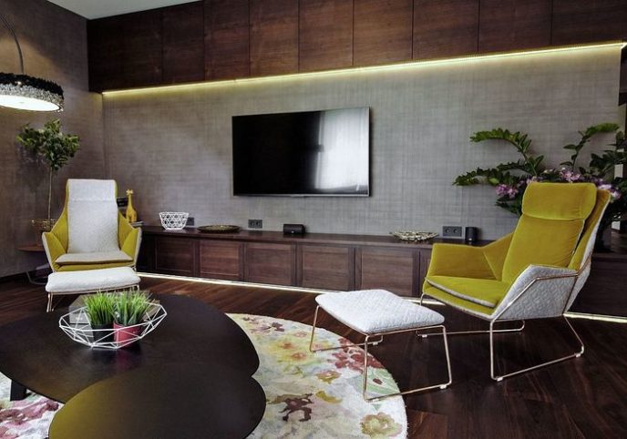 Post_wooden shelves above and below the tv in the gorgeous contemporary living room.jpg