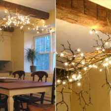 Diy mason jar chandelier diy branch chandelier with lights e3ca9829af719435.jpg