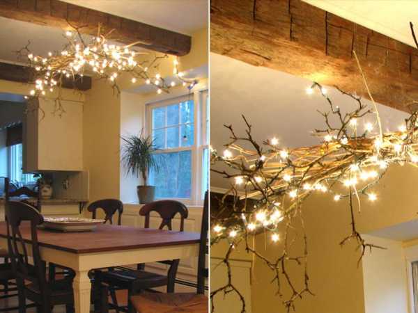 Diy mason jar chandelier diy branch chandelier with lights e3ca9829af719435.jpg