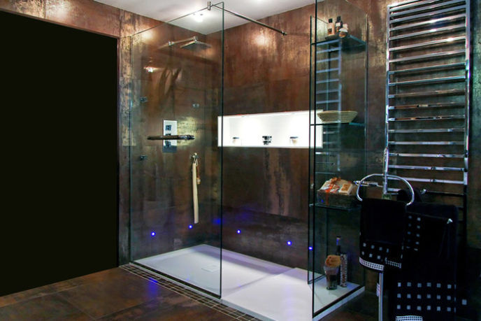 Post_dark luxury bath shower neon lighting chrome finish.jpg