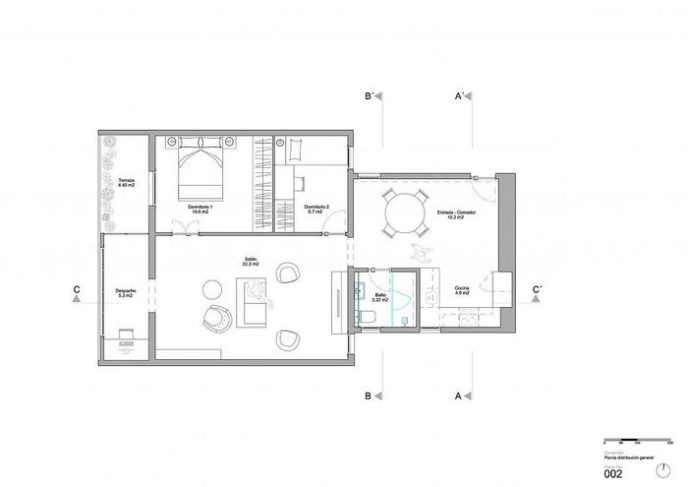 Post_floor plan of the renovated barcelona apartment.jpg