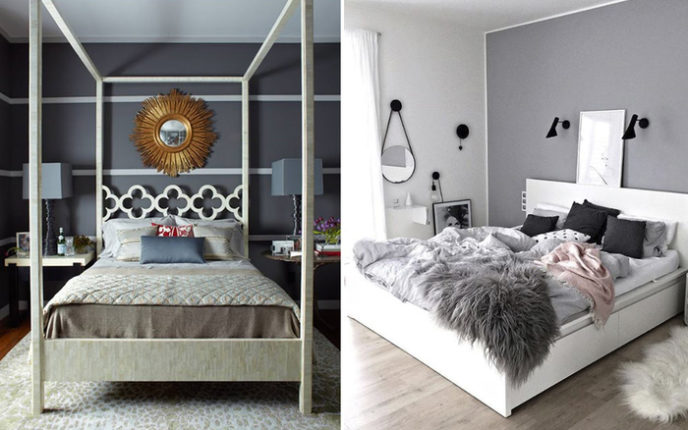 Post_minimalist bedroom design canopy bed sun frame round mirror grey bedroom walls.jpg