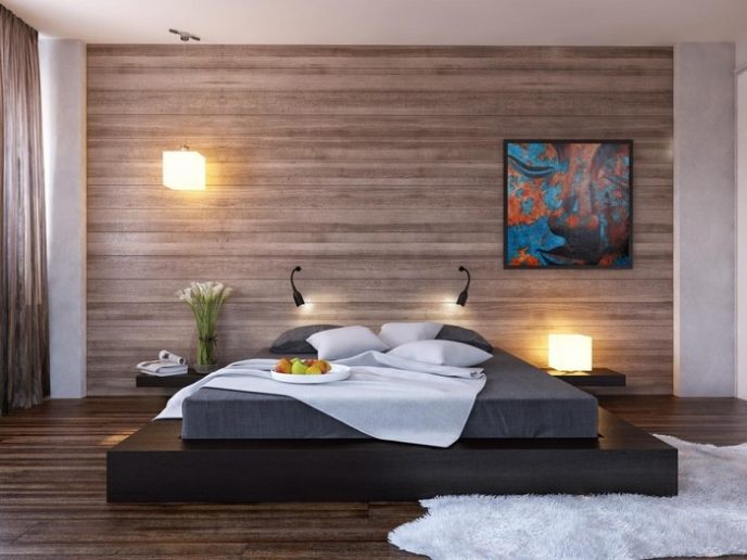 Post_black platform bed wood clad bedroom wall 1.jpg