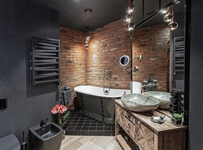 17 stunning industrial bathroom designs youll love 15.jpg