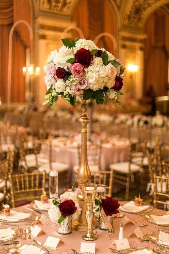 Roses tall wedding centerpiece.jpg