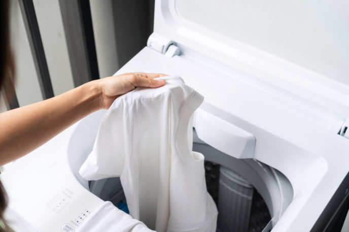 pranie bielej bielizne