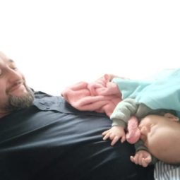 Ľuboš Blaha sa podelil o fotku so synčekom Jonáškom