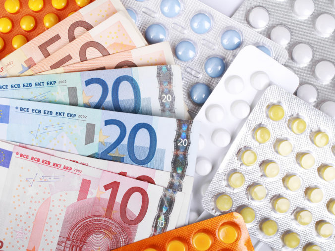 Euro peniaze lieky liecivá distribucia