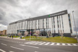 Atmosféra pred budovou nemocnice počas Dňa otvorených dverí (DOD) v Nemocnici Bory - Penta Hospitals v Bratislave