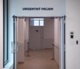 Chodba urgentného príjmu v novovybudovanej Nemocnici Bory - Penta Hospitals v Bratislave. Bratislava