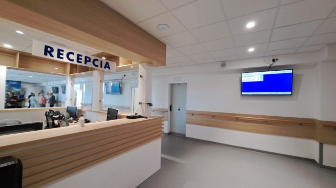 Recepcia novej očnej kliniky v popradskej nemocnici. Poprad