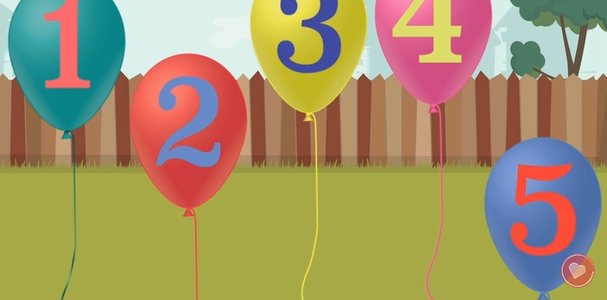 Naučte deti počítať do desať, jednoducho s balónikmi!