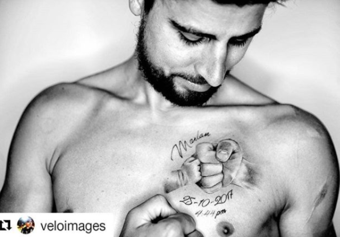 Dojímavá fotka Petra Sagana: Narodenie syna mu už navždy bude pripomínať jedinečné tetovanie