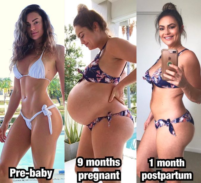 Mamička dokazuje, že byť fit je možné aj popri dieťati: 1 mesiac vs. 1 rok po pôrode