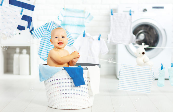 5 tipov na pranie oblečenia pre deti i bábätká
