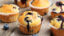 Zdravé čučoriedkové muffiny