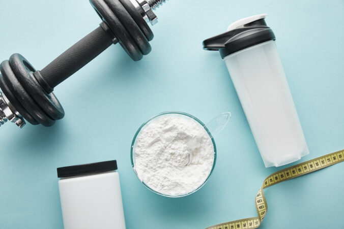 Doplnenie proteínu prostredníctvom prášku