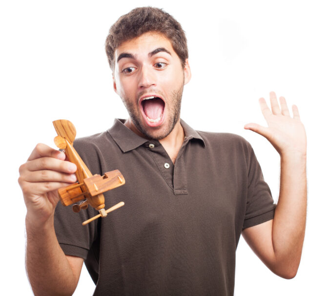 Večné dieťa v tele dospelého muža