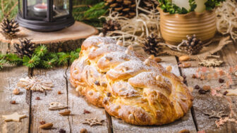 Sviatočná maslová vianočka