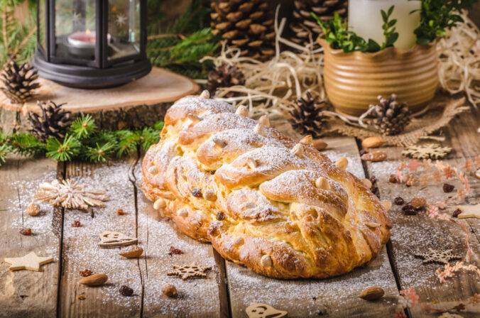 Sviatočná maslová vianočka