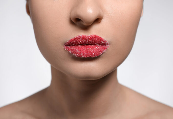 Domáci cukrový peeling na pery v štýle Dior